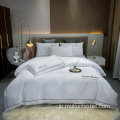 ホテル用の豪華なキングサイズの掛け布団寝具セット
